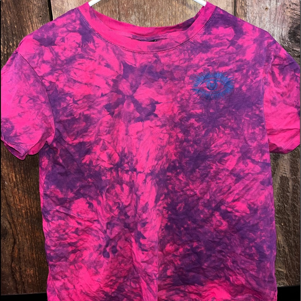 empyre purple and pink tye dye shirt